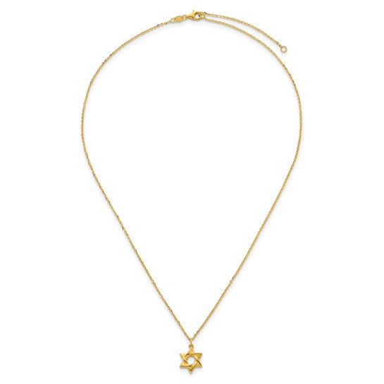 14 KT Star of David necklace