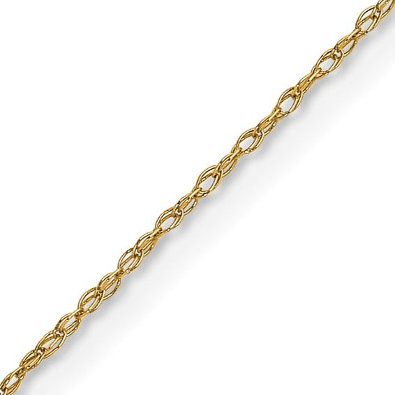 14 KT Tiny Open Chai Pendant