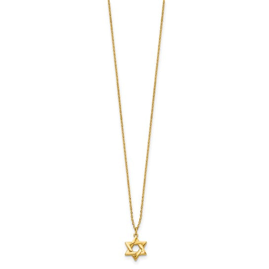 14 KT Star of David necklace