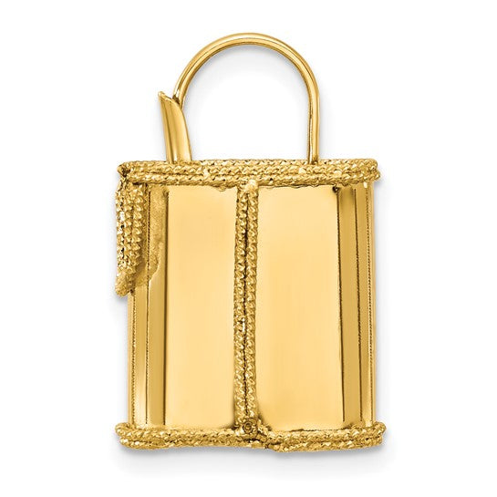 14KT 3- Lock pendant
