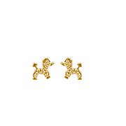 Gold Filled Poodle earrings