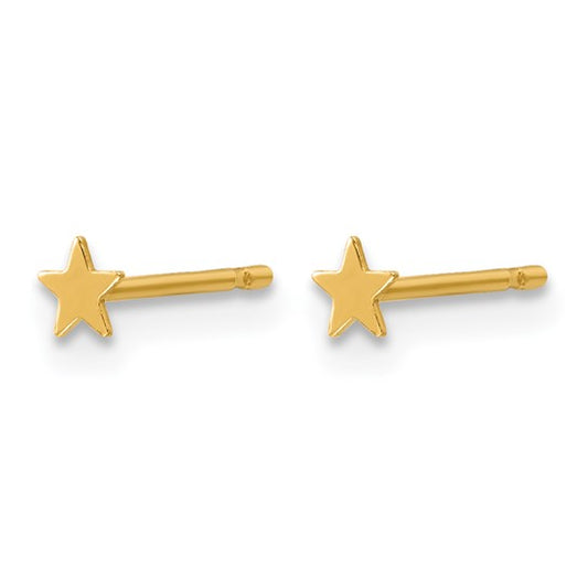 1/20 14K Gold Filled Star post earrings