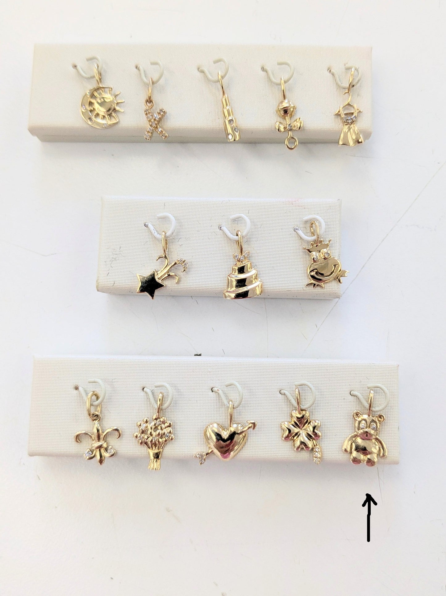 Bear 14 KT Gold Charm
