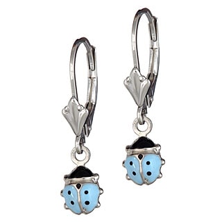 Sterling Children's ladybug earrings