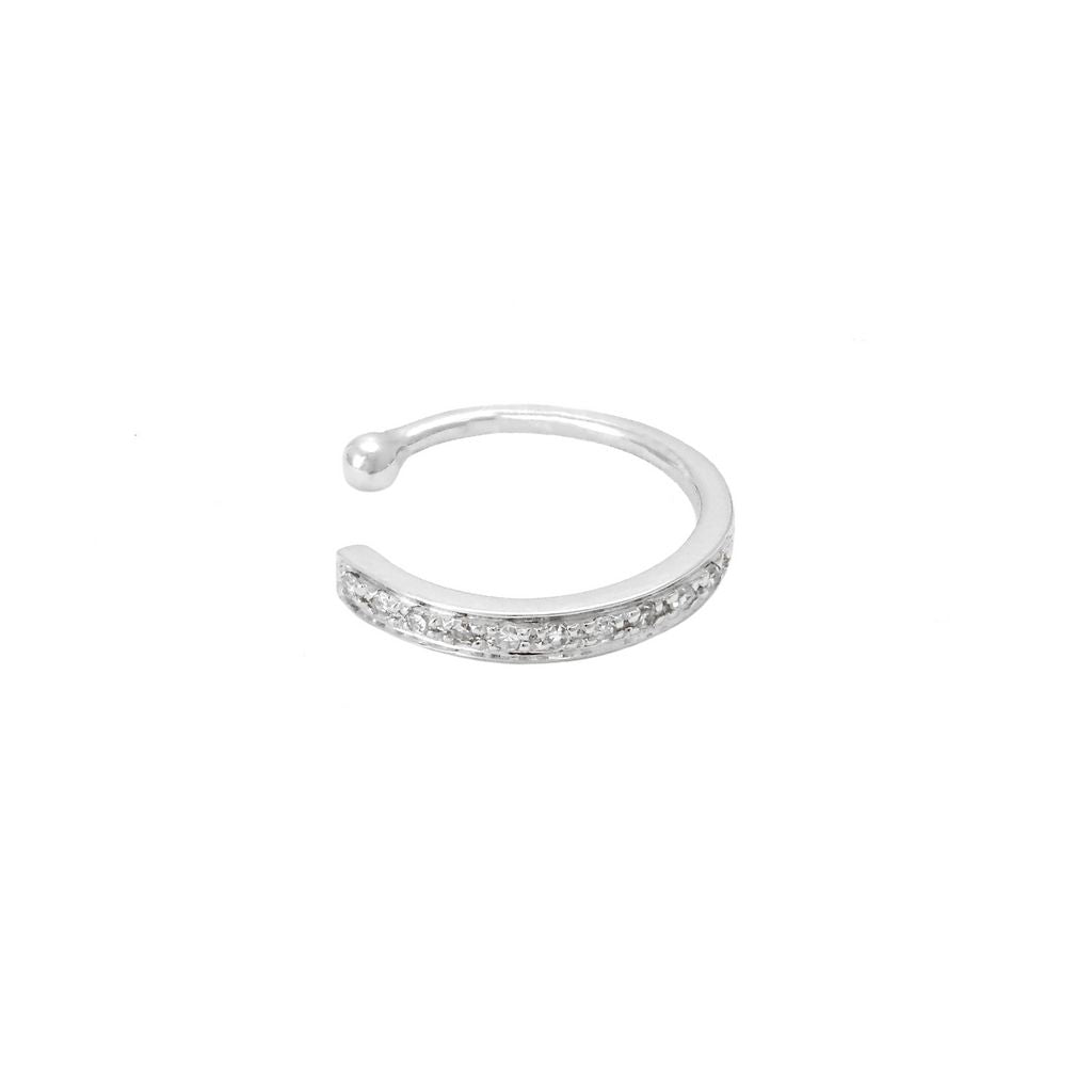 14 KT Diamond Cuff Earring