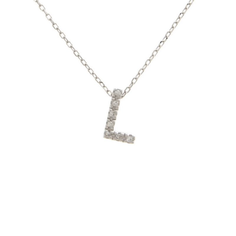 14 KT Letter Necklace Diamond A-Z