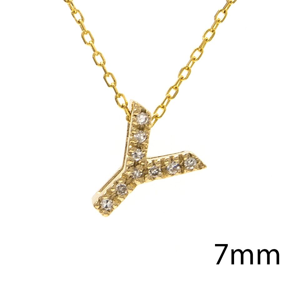 14 KT Letter Necklace Diamond A-Z