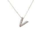 14 KT Diamond Letter Necklace