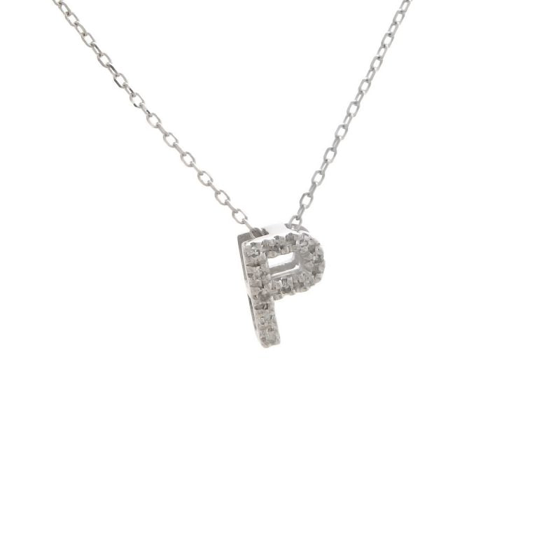 14 KT Letter Necklace Diamond A-Z