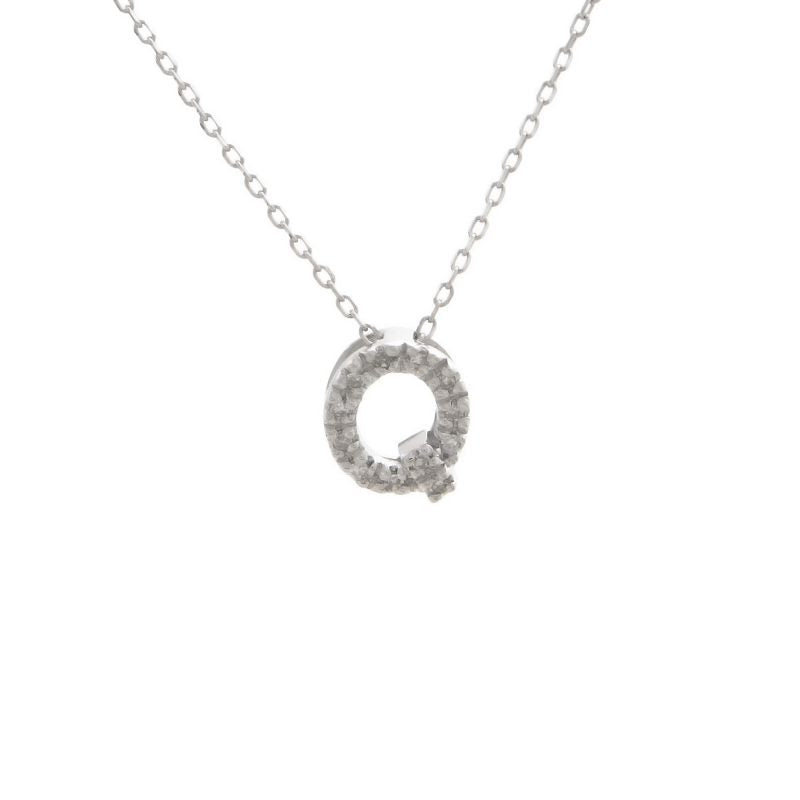 14 KT Letter Necklace Diamond A-Z