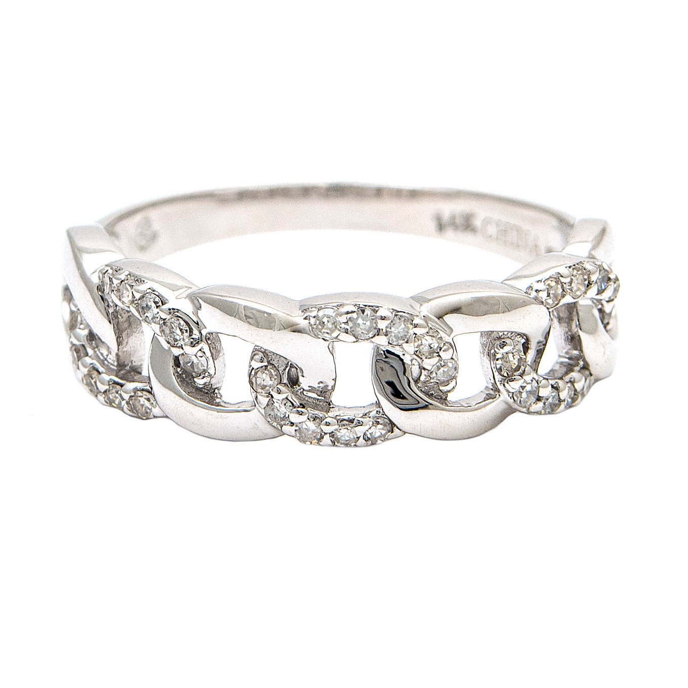 14 KT diamond chain ring