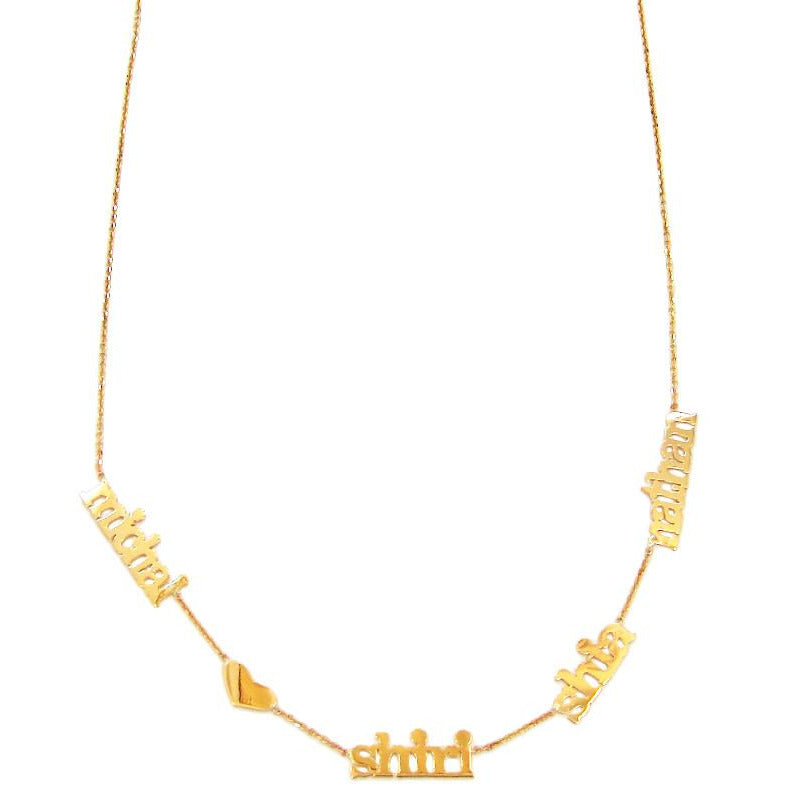 14 KT Memory Necklaces with Symbol
