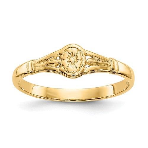 14 KT Oval Children's Ring