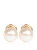 14 KT Baby pearl 3mm. screw back earrings
