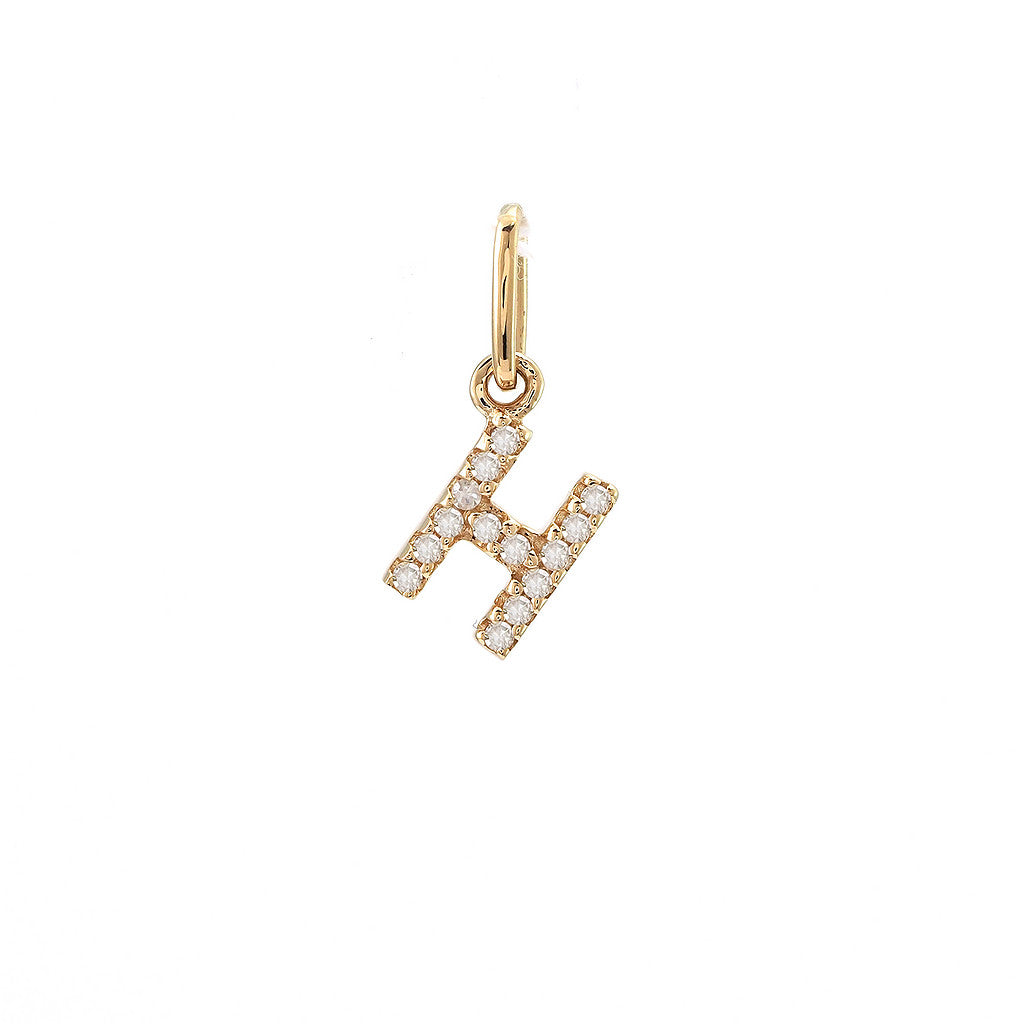 14 KT Tiny Diamond Letters