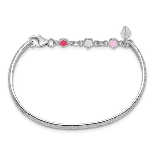 Baby Bangle cuff bracelet Sterling silver