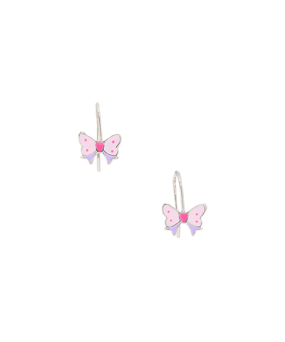 Sterling Kidney wire Butterfly earrings