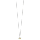 Yellow Bird Necklace and Earrings Set