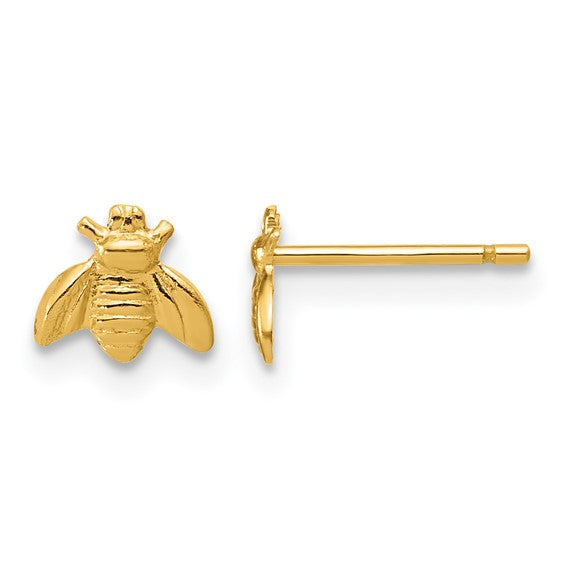1/20 14K Gold Filled Bee post earrings
