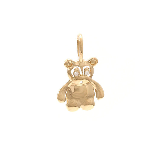 Baby 14 KT Gold Diamond Bear