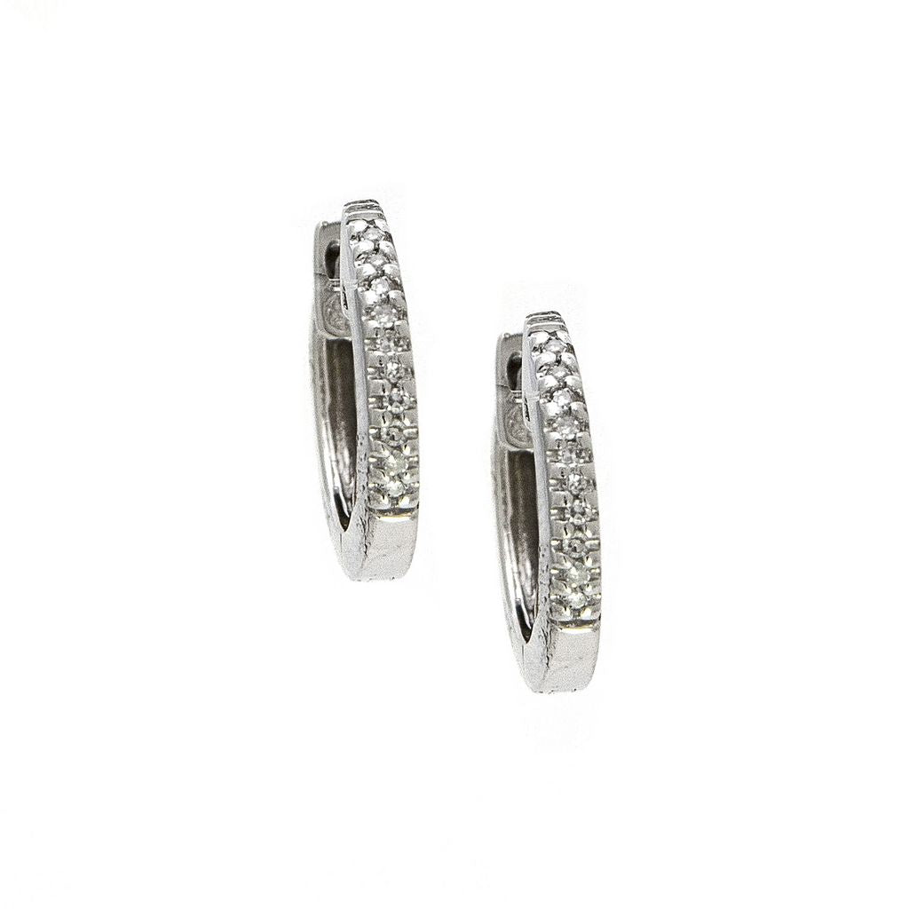 14 KT Diamond Huggie Collection