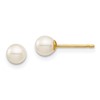 14 KT Children's Pearl Stud Earrings