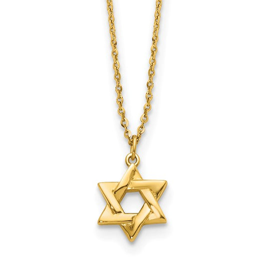 14 KT Star of David necklace