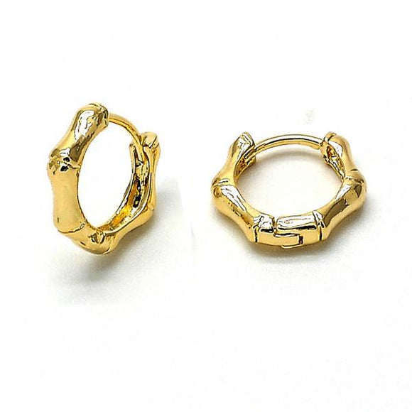 Gold Filled Bamboo Hoop