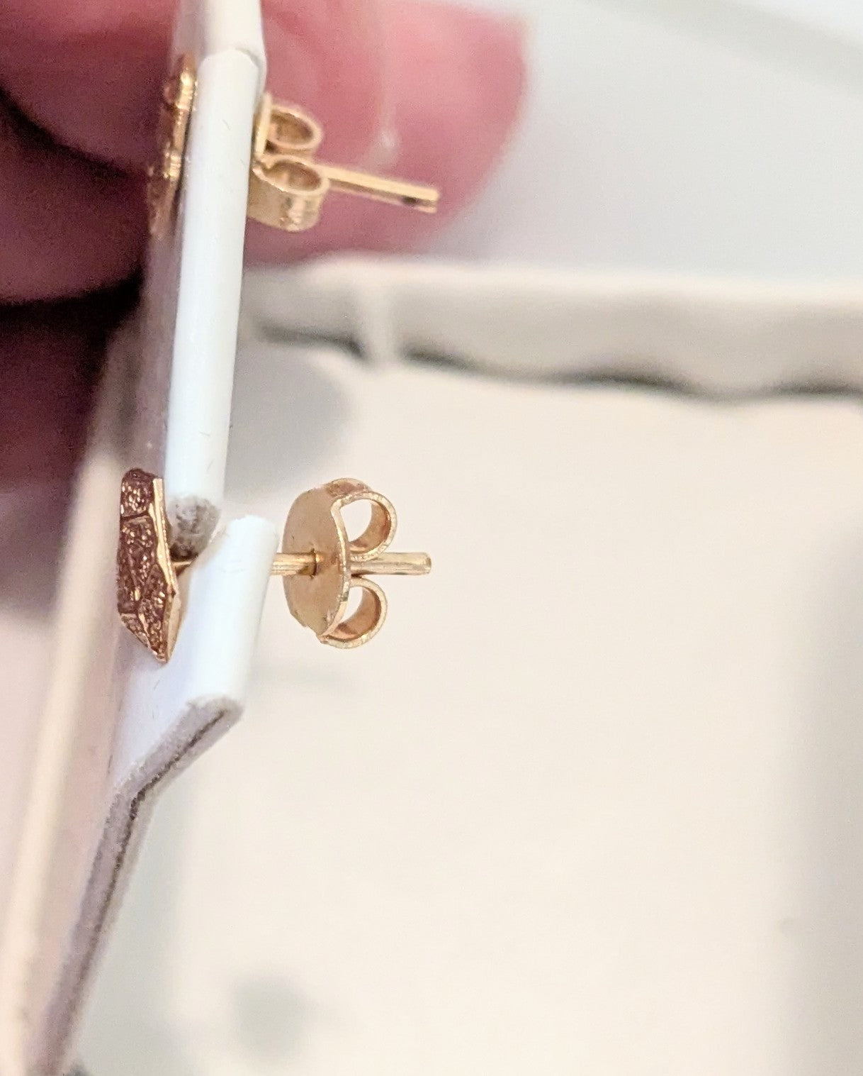Gold Filled Gem post earrings