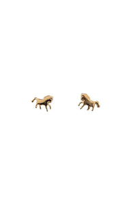 Gold Filled Horse earrings