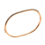 Modern Bangle with diamonds