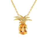 Silver Pineapple Necklace Collection