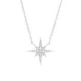 14 KT Happy Star diamond necklace