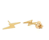 14KT Children's Lightning Bolt  Earrings