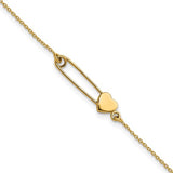 14 KT Safety Pin Bracelet