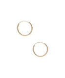 14 KT Children's Endless hoop earrings