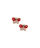 14 KT Children's Butterfly screw back earring