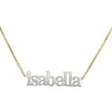 Children's Name necklace gold or silver 15-17 inch adjustable