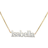 Multi Name sterling silver or gold plated necklaces