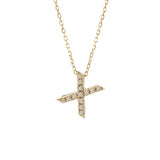 14 KT Diamond Letter Necklace