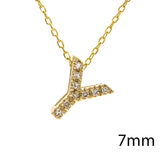 14 KT Diamond Letter Necklace