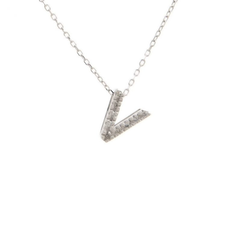 14 KT Letter Necklace Diamond A-Z