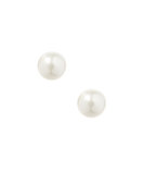 14 KT Children's Pearl 4mm. Screw Back earring