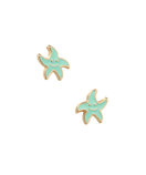14 KT Child starfish earrings