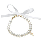 14 KT First Birthday Baby Pearl Bracelet