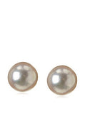 14 KT Children's Pearl 6mm gold clutch back