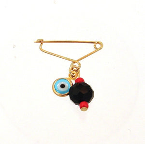 Gold filled  eye diaper pin