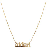 Multi Name sterling silver or gold plated necklaces