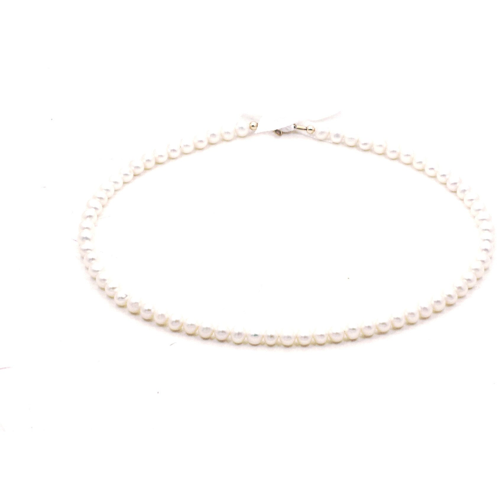 Girl's Deluxe 14 KT Lobster clasp Cultured Freshwater Pearl Necklace