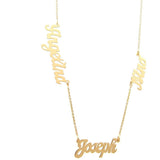 Original multiple name necklace script Mother Necklace